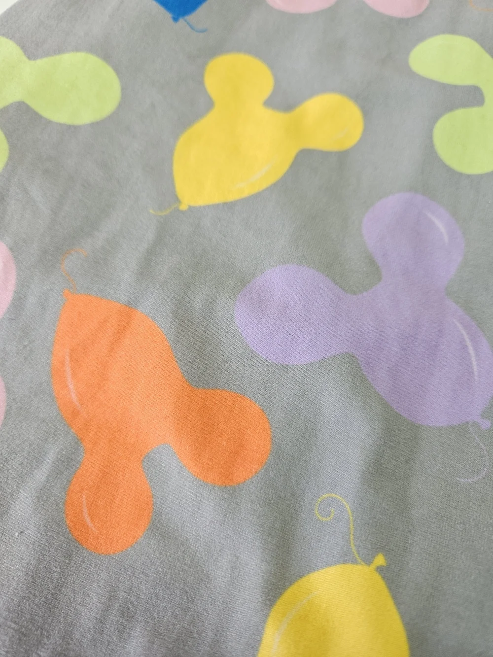 Disney Parks Mickey Mouse Colorful Gray Balloon Leggings Women's Small